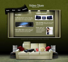 沙發產品設計網頁模板 打造現代商業網站的視覺魅力與實用性